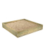 BuddyBox Bac à sable avec couvercle 160x160x29 cm  850003